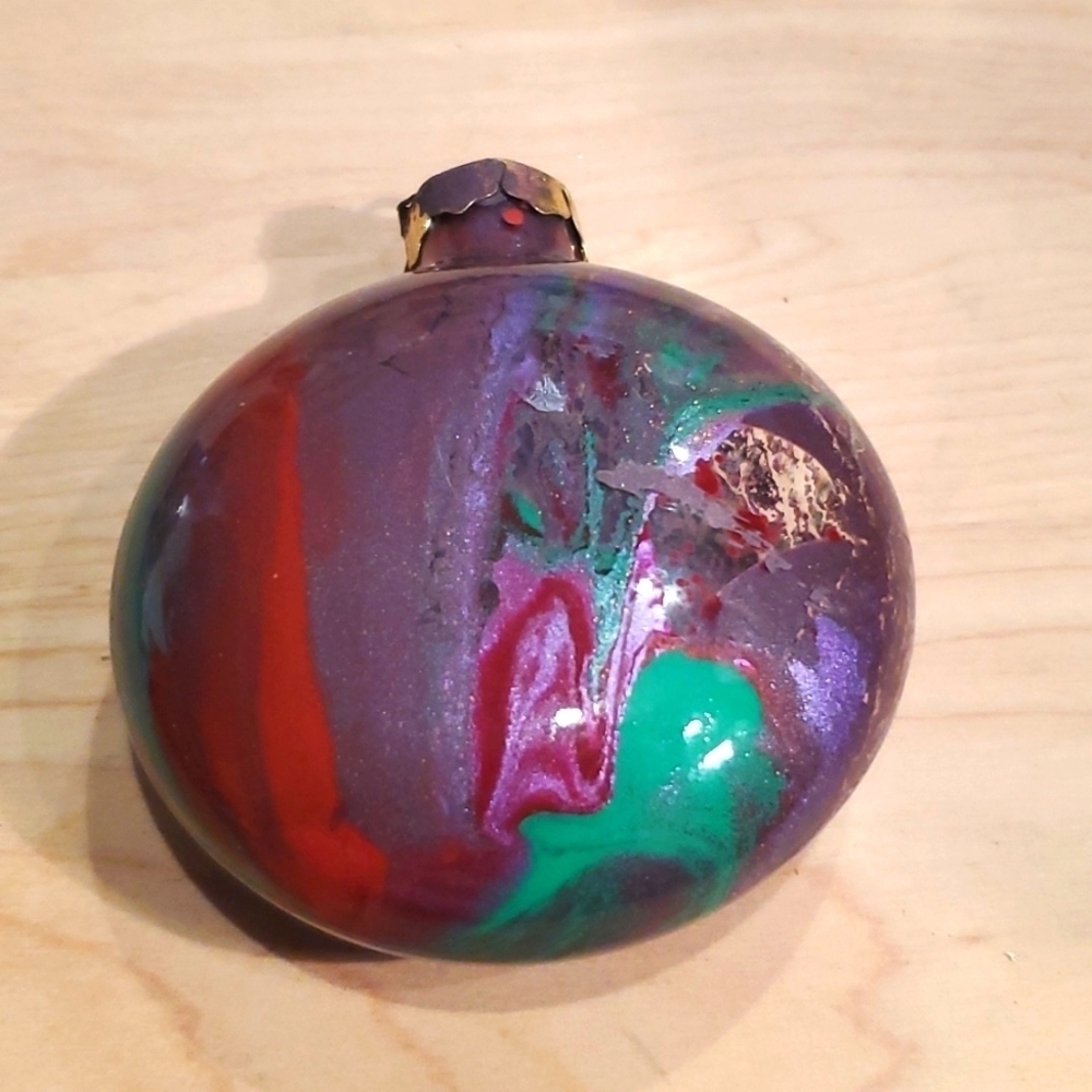 🔷️ HAND DIPPED CHRISTMAS BALL